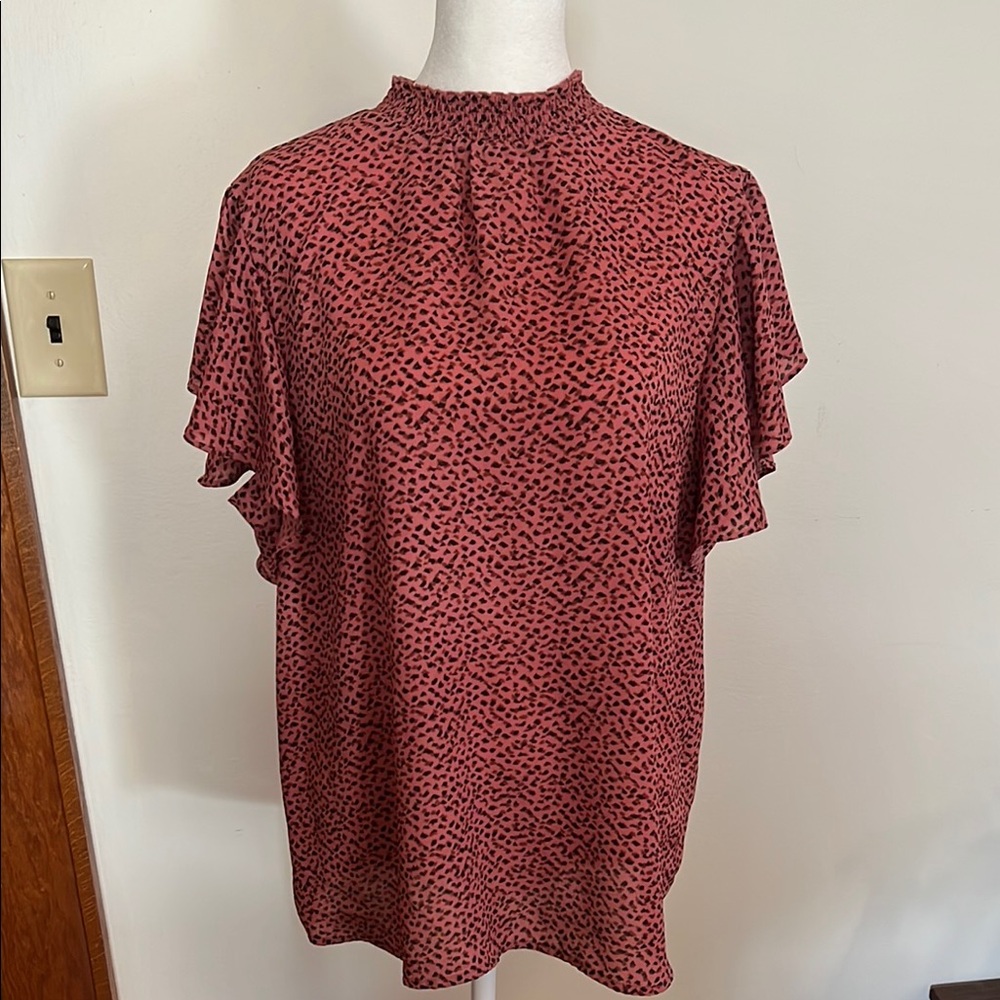 Apt. 9 Women's Pink Patterned Top